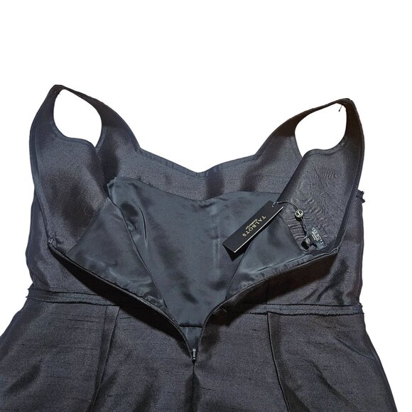 Talbots Dress Black 14P Silk Wool Quiet Luxury Cocktail Classic Office Wear - Picture 5 of 14